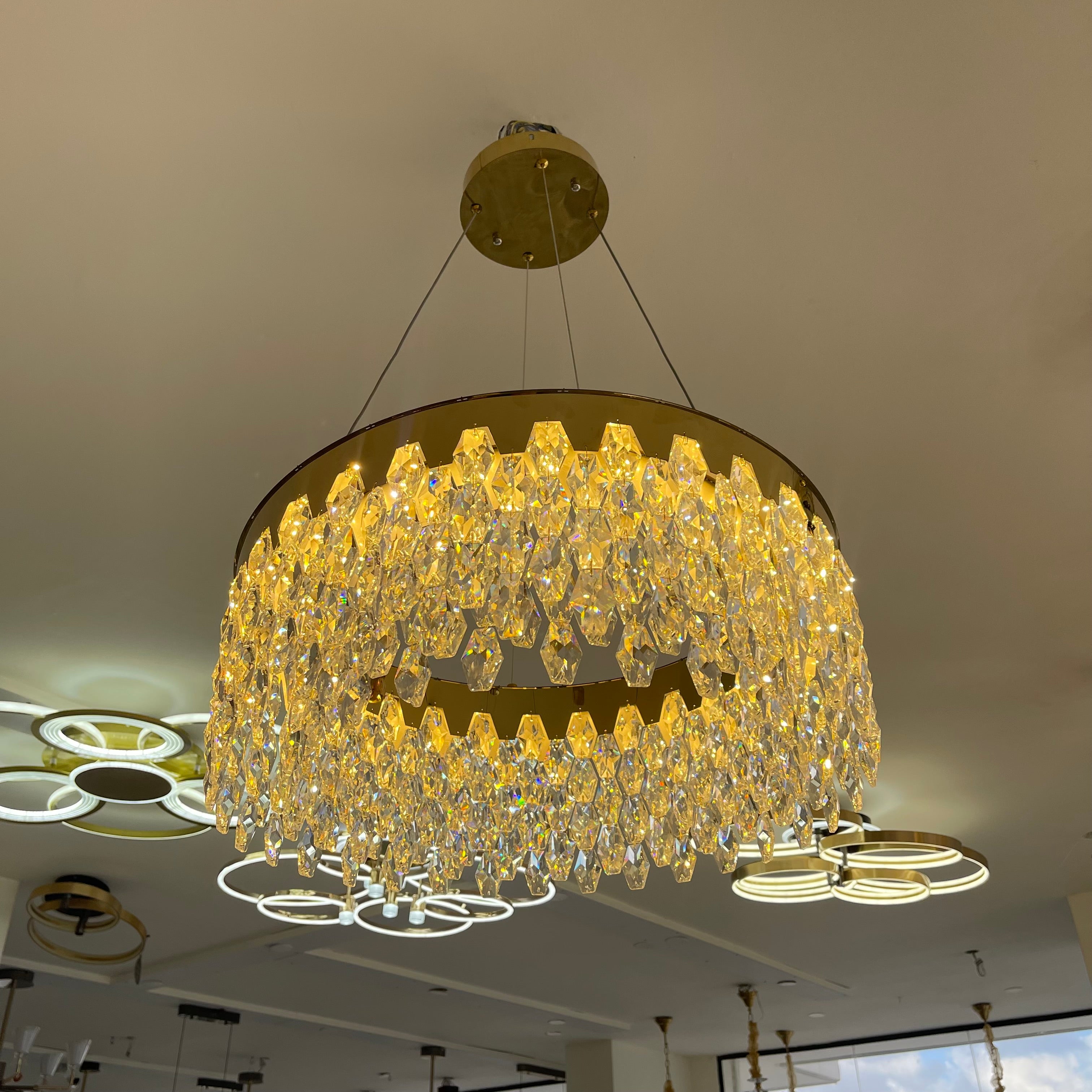 ثريا كريستال ليد 60سم