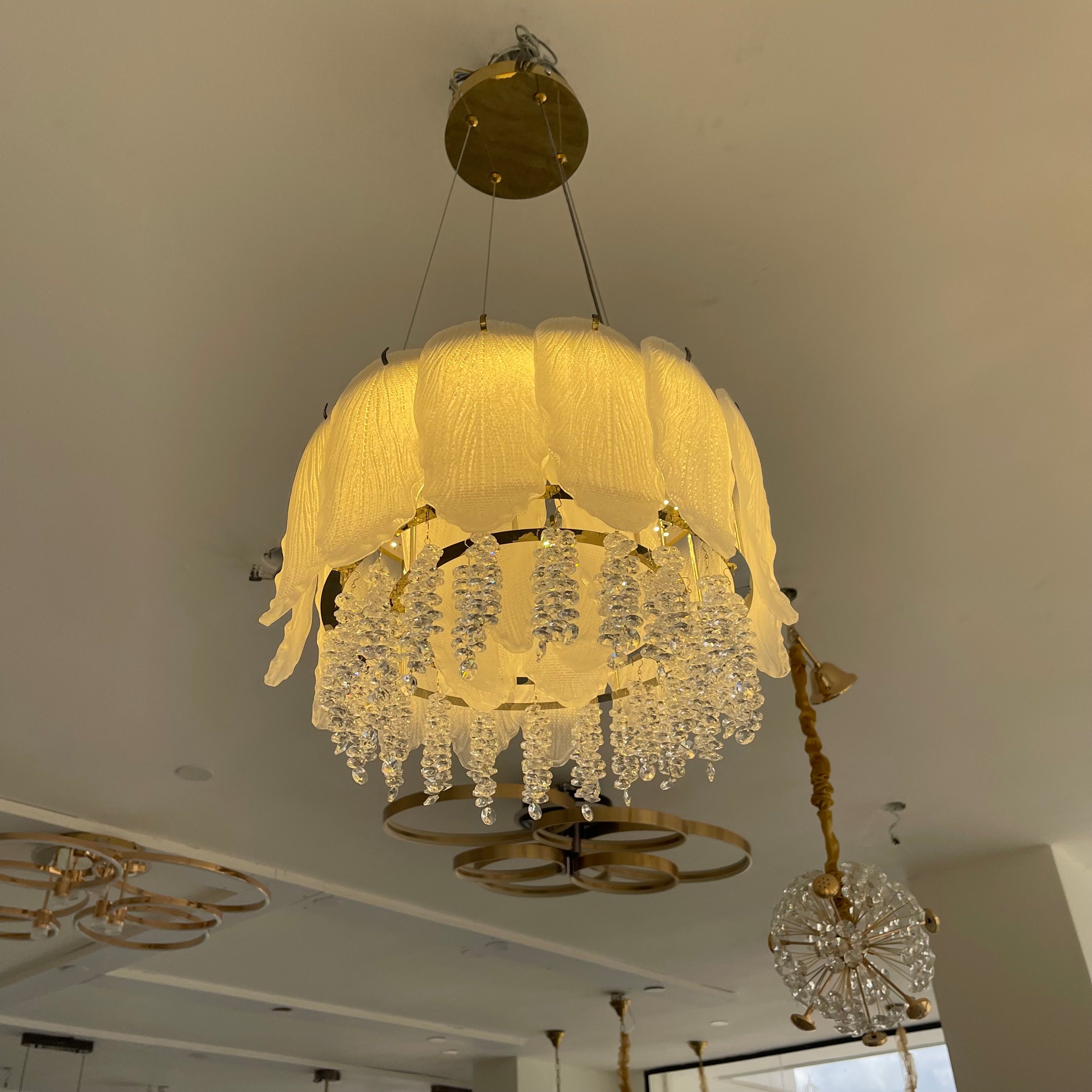 ثريا كريستال ليد 40سم