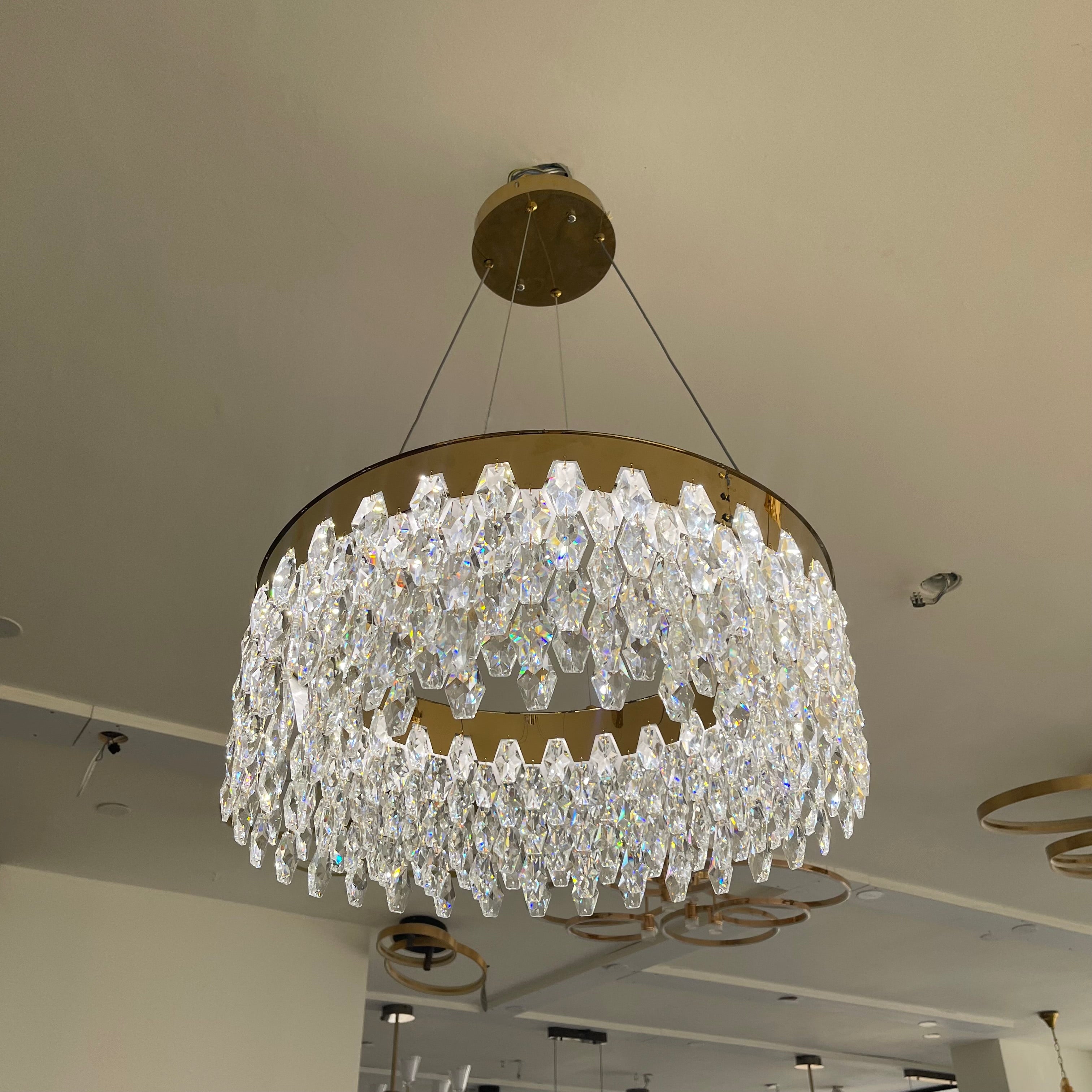 ثريا كريستال ليد 60سم