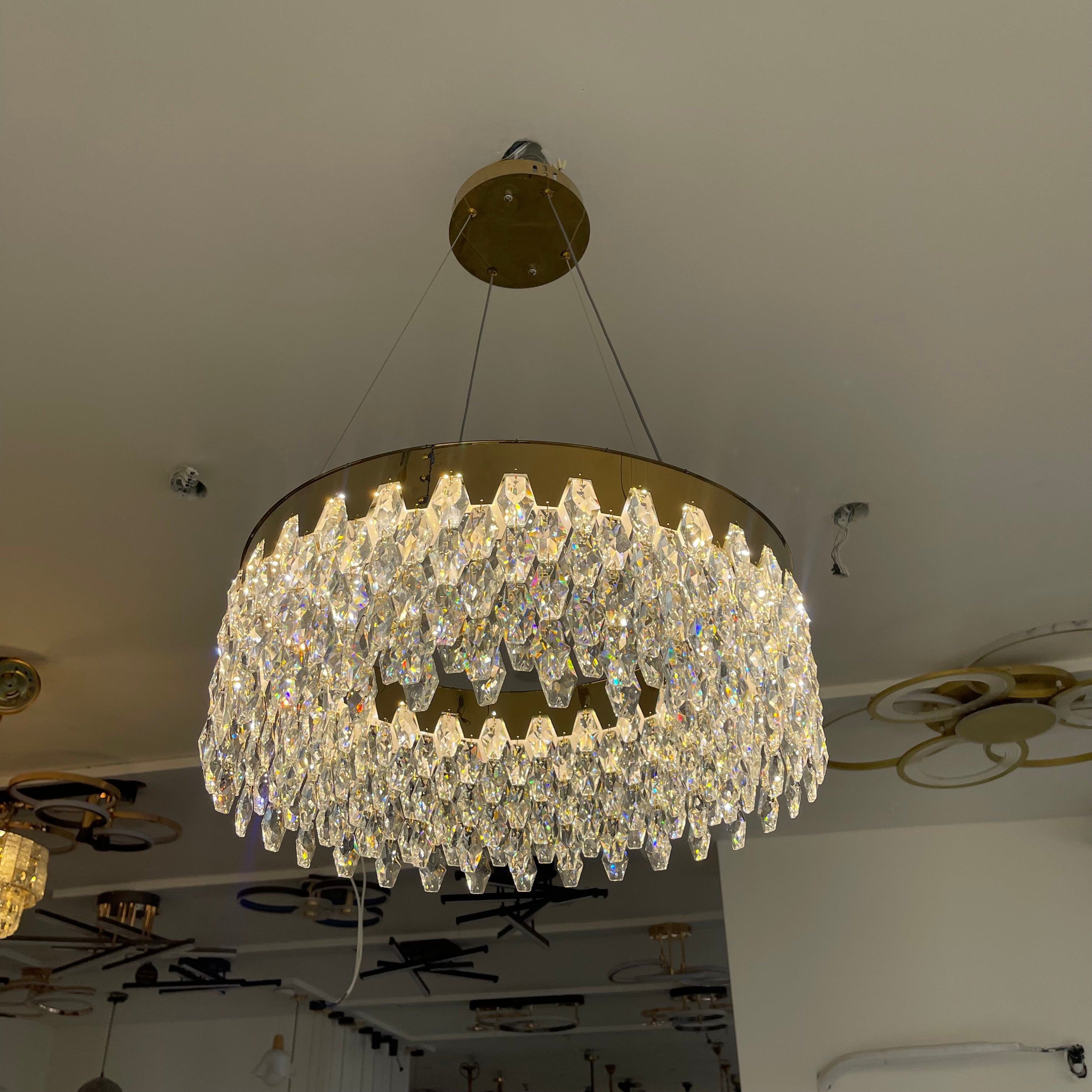 ثريا كريستال ليد 60سم