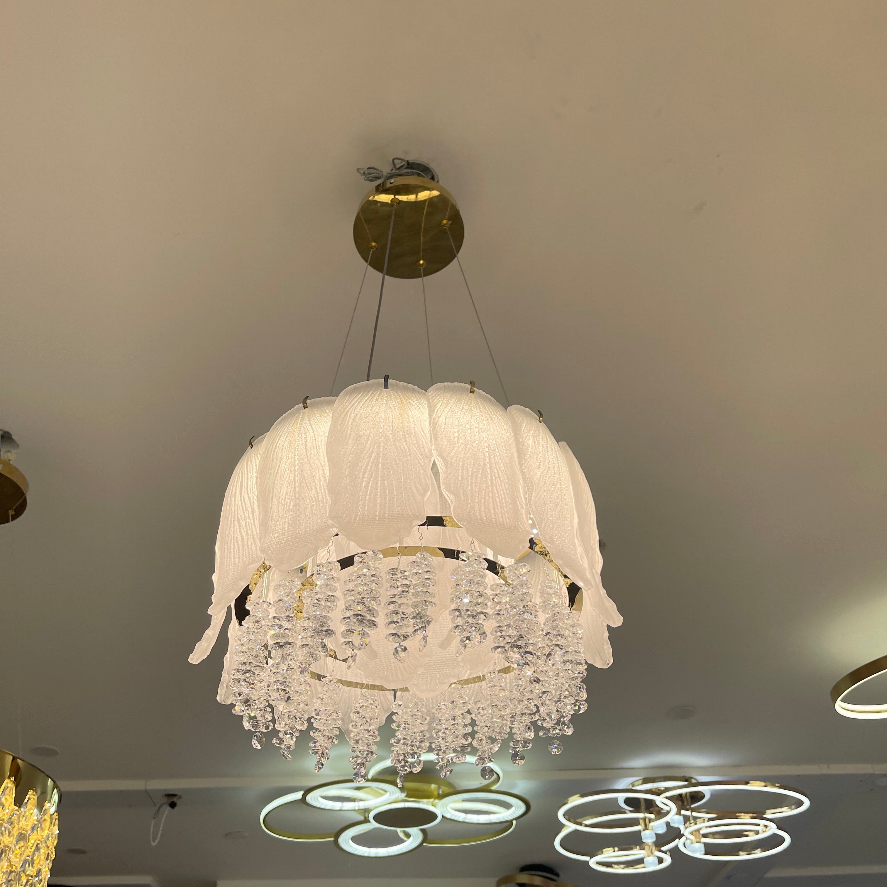 ثريا كريستال ليد 40سم