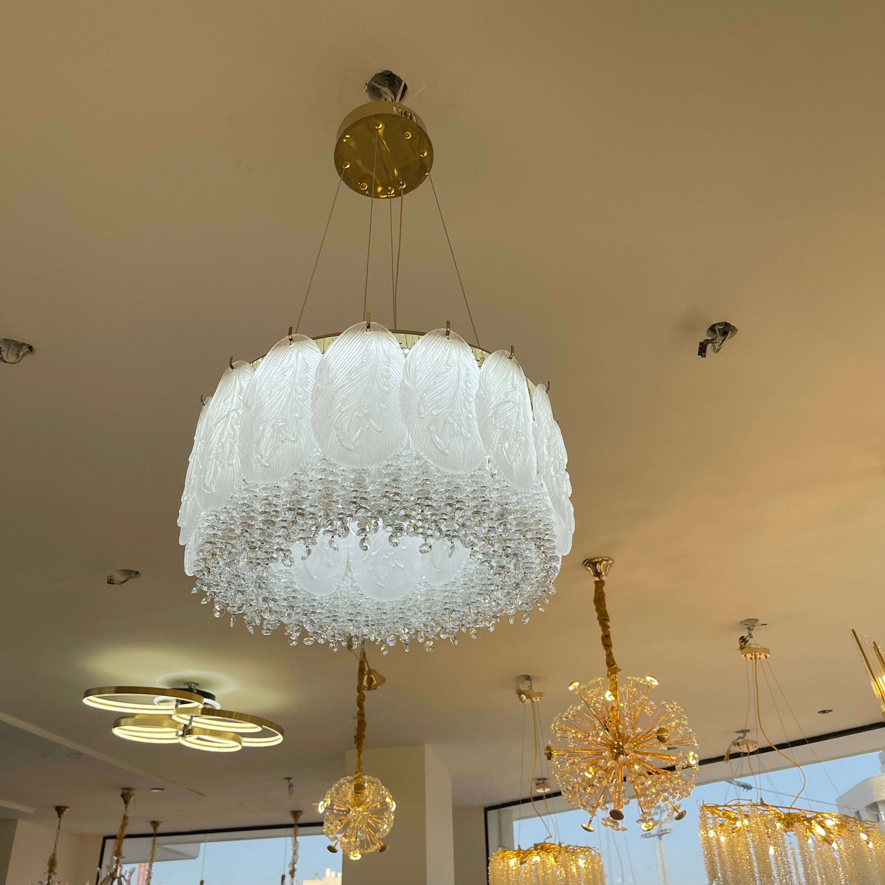 ثريا كريستال ليد 50سم