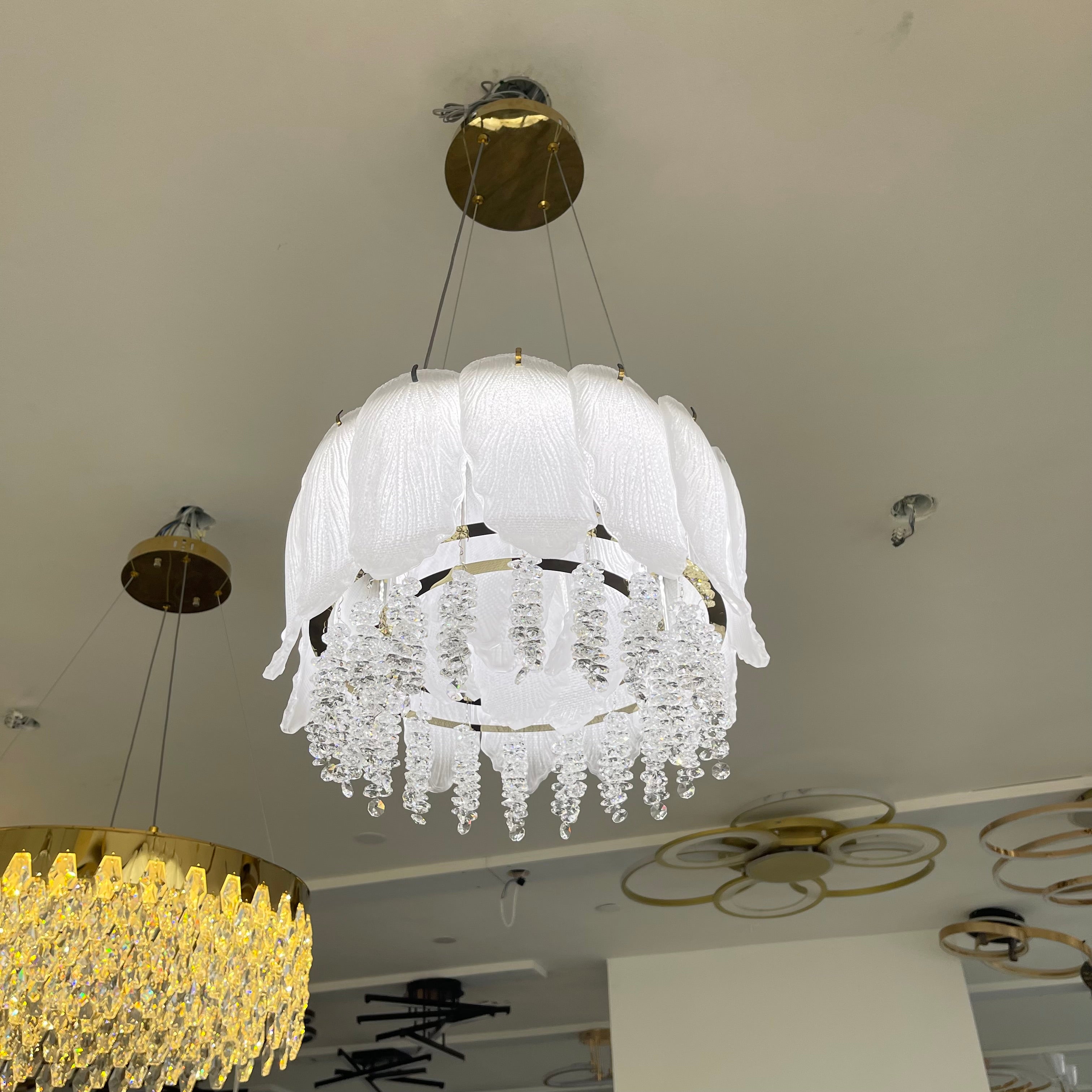 ثريا كريستال ليد 40سم