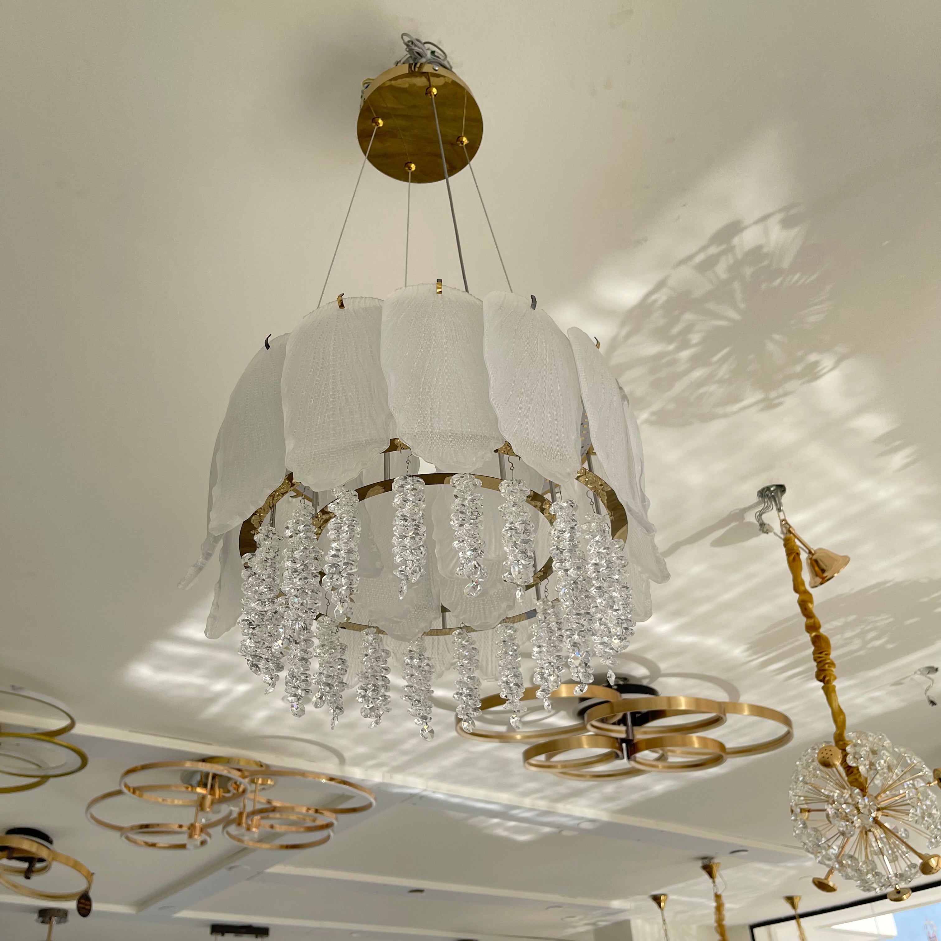 ثريا كريستال ليد 40سم