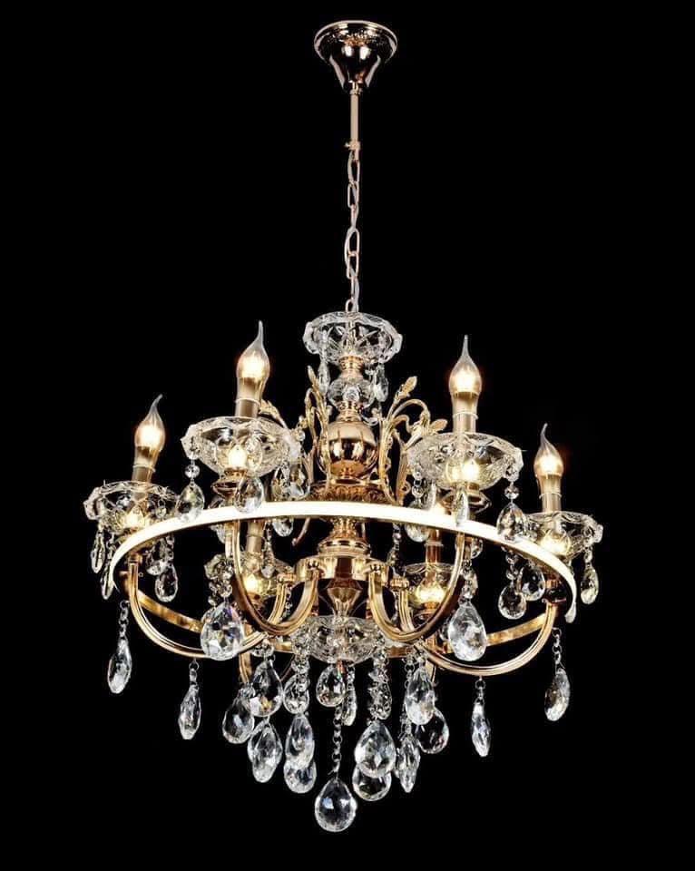 ثرية شمع 5 ذرعان+ليد