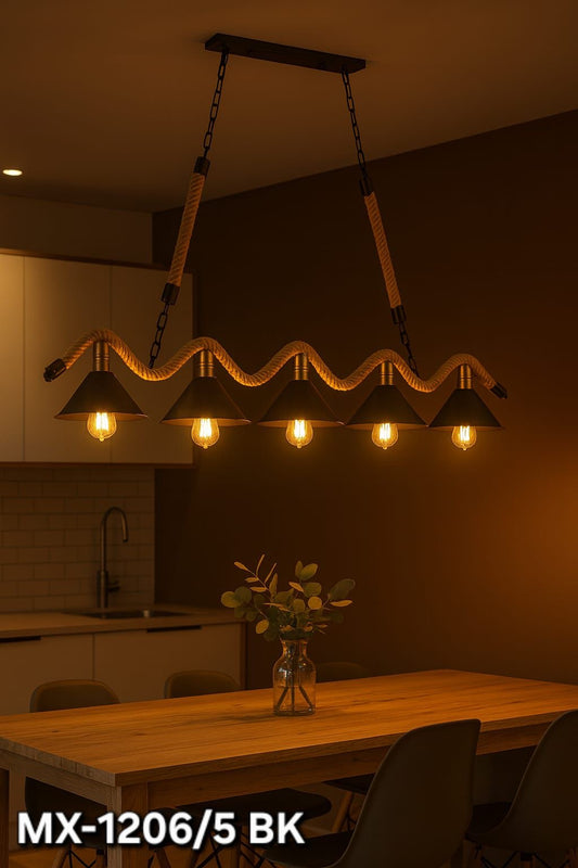 ثرية خيش اسود خماسي